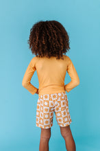 Load image into Gallery viewer, Retro Sunburst | BOYS SWIM SHORTS