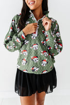 Mickey's Evergreen Check | ADULT 1/4th ZIP