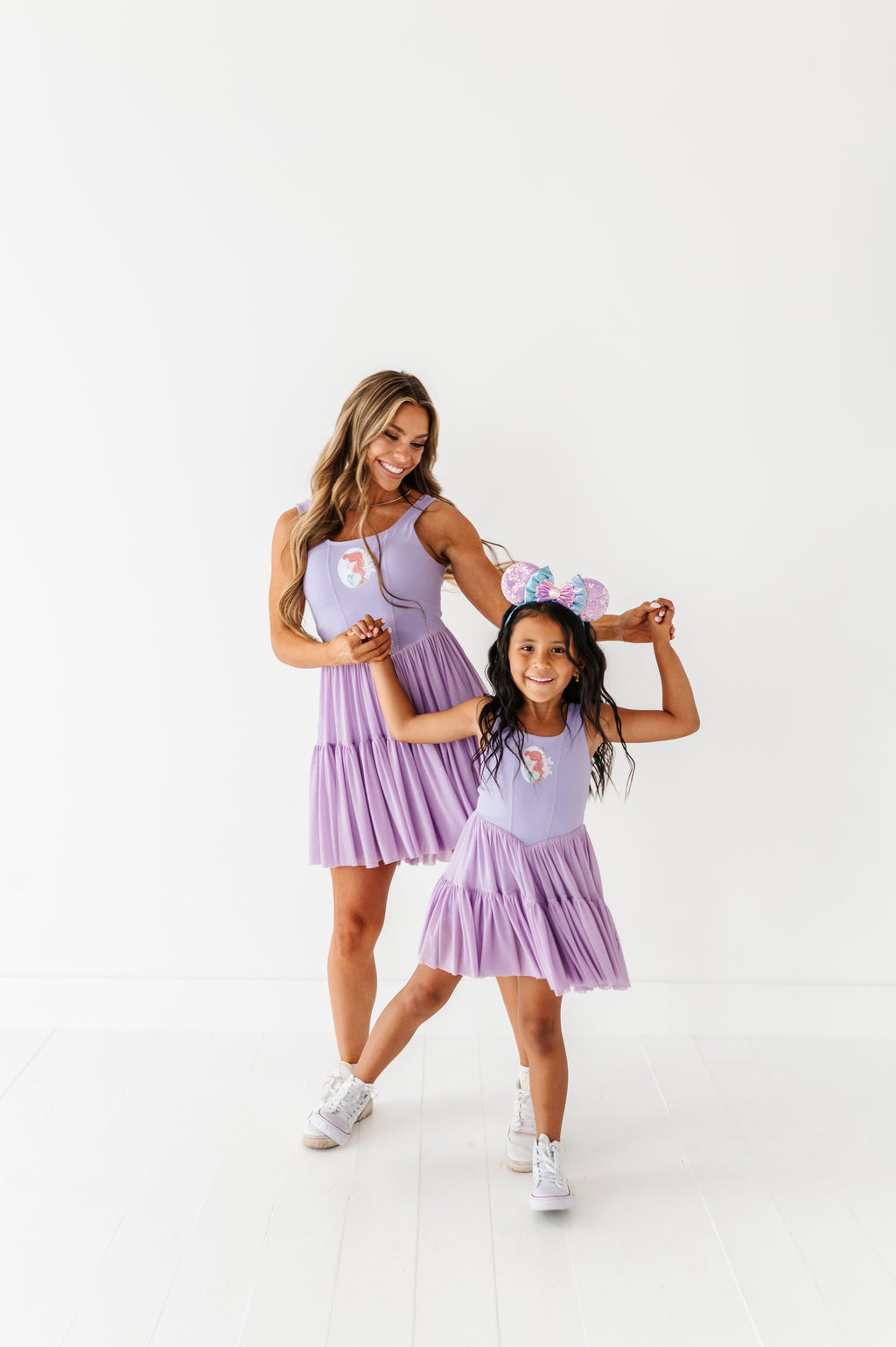 Ariel (ADULT) | Orchid Mesh DRESS