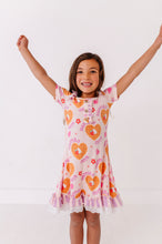 Load image into Gallery viewer, Waffle-y Cute | Bamboo Nightgown (with shorts!)