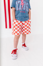 Load image into Gallery viewer, Red Check | BOYS Shorts