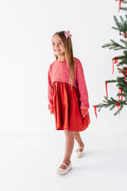 Sugarplum Bows | Poplin Dress