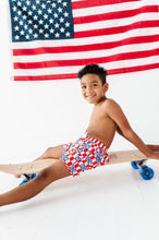 Load image into Gallery viewer, USA Check | BOYS Swim Shorts