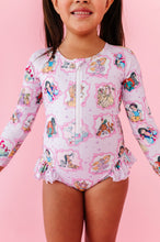 Load image into Gallery viewer, Princess + Pets | ONE-PIECE Rashguard Suit