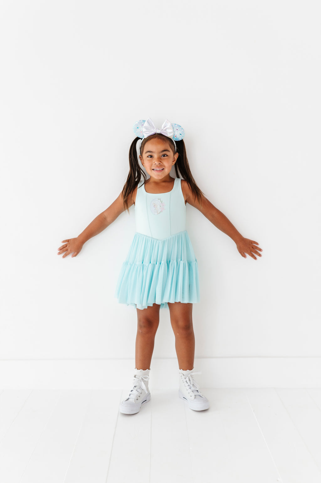 Elsa (KIDS) | Icy Blue Mesh DRESS