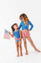 Load image into Gallery viewer, Stars + Stripes | Skirted ONE-Piece