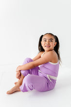 Load image into Gallery viewer, Pixie Purple | Tank + Wide Leg RIB Set