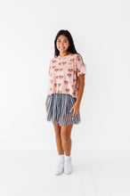 Load image into Gallery viewer, TAN Piggy Pumpkins | ADULT Boxy Crop