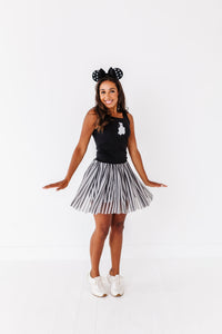 Minnie Ghost BLACK | ADULT TANK