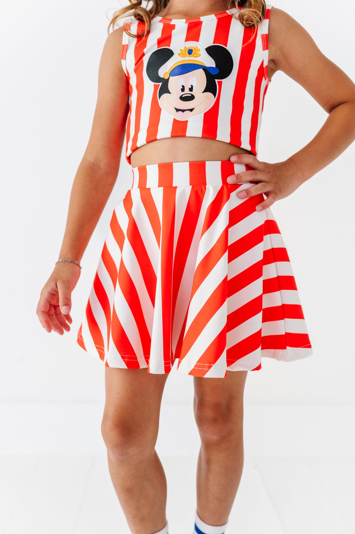 Mickey RED Stripes | 2-Piece Activewear SET