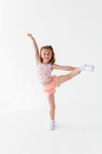 Load image into Gallery viewer, Peachy Pearl | Ruffle Bum Runner Shorts