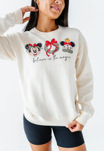 Load image into Gallery viewer, Believe in the Magic | CREAM Adult Sweatshirt