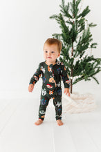 Load image into Gallery viewer, Christmas Doggies | ZIP ROMPER