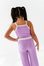 Load image into Gallery viewer, Pixie Purple | Tank + Wide Leg RIB Set