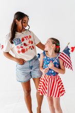 Load image into Gallery viewer, RED Spangled Stripes | SKORT