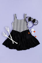 Load image into Gallery viewer, Midnight Stripes | (ADULT) Mesh DRESS