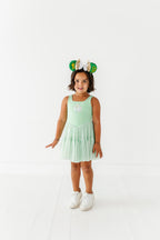 Tink (KIDS) | Lime Mesh DRESS