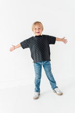 Load image into Gallery viewer, Stay Spooky Skelly | Checkered Boxy Tee