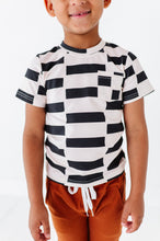 Load image into Gallery viewer, BLACK CHECK | Pocket Tee