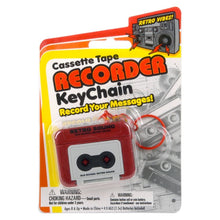 Load image into Gallery viewer, Cassette Tape Recorder Keychain