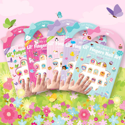 Lil' Fingers Nail Art (colors + themes vary)