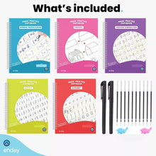 Load image into Gallery viewer, Magic Grooved Writing Practice for Kids (5 Books and Pens!)