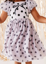 Load image into Gallery viewer, Ivory Dot | Bow Party Dress