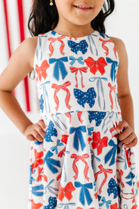 Red, White + BOW | Razorback Dress (with shorts!)