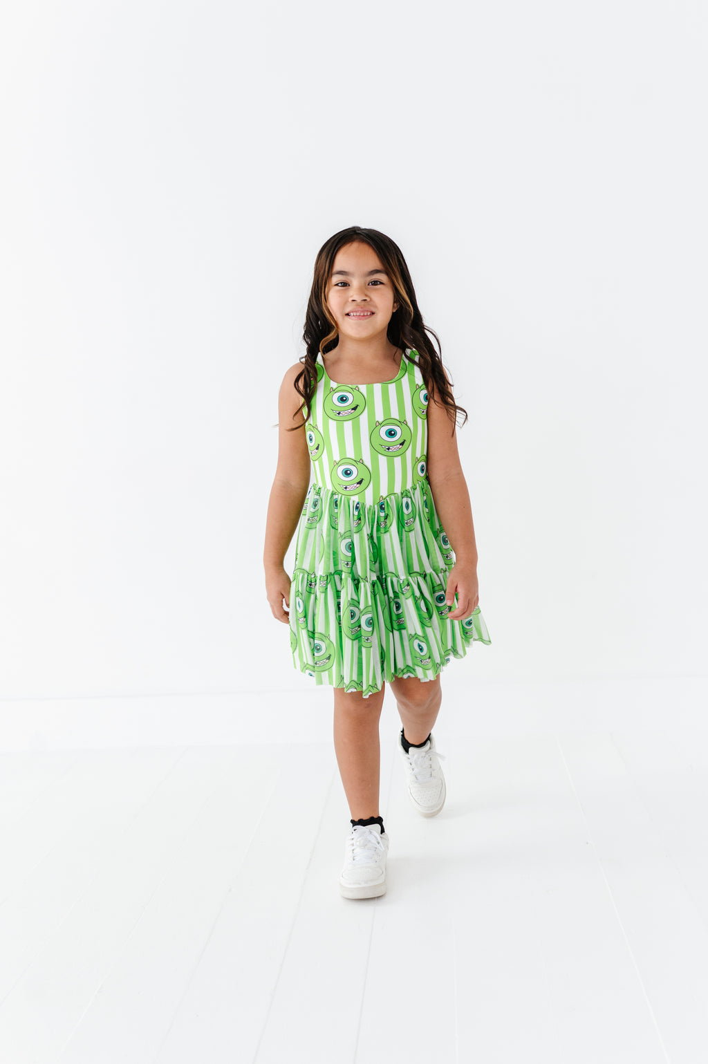 MONSTER MIKE Stripe (KIDS) | Mesh DRESS