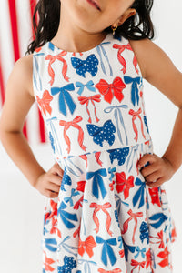 Red, White + BOW | Razorback Dress (with shorts!)
