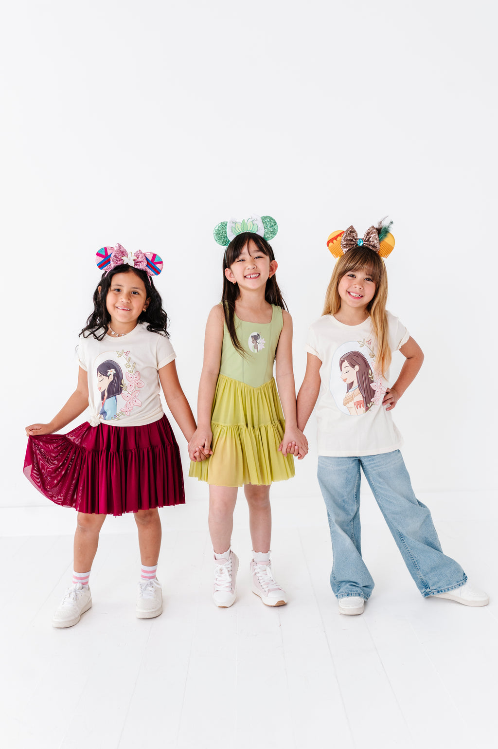 Tiana (KIDS) | Pistachio Mesh DRESS