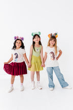 Tiana (KIDS) | Pistachio Mesh DRESS
