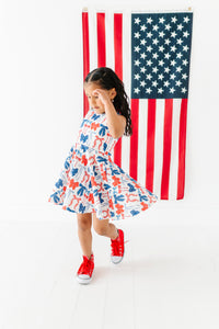 Red, White + BOW | Razorback Dress (with shorts!)