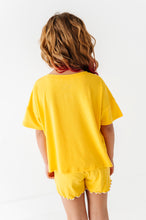 Load image into Gallery viewer, Lemon Drop | Boxy Crop + Shorts RIB Set
