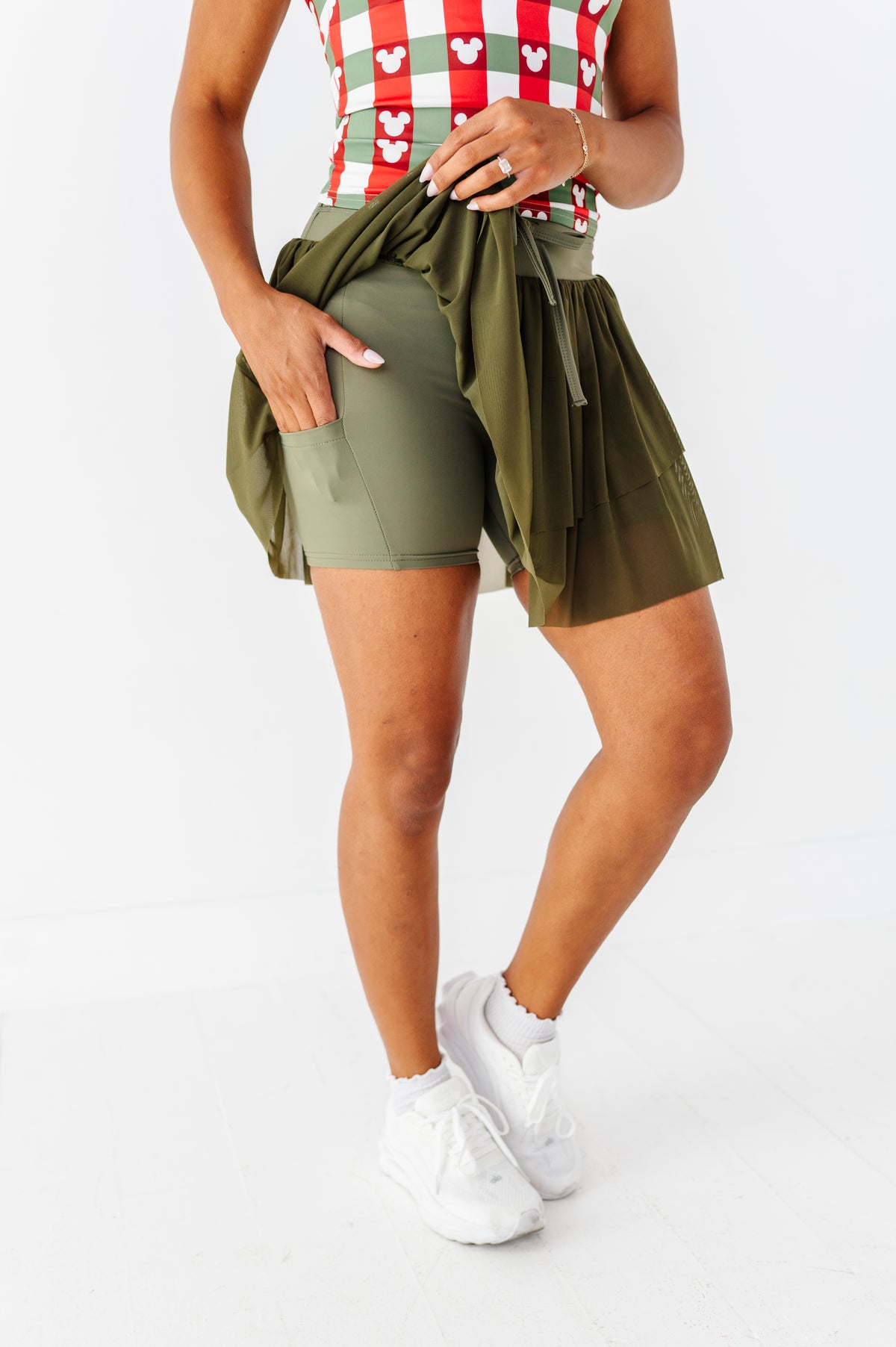 Pine | ADULT Mesh Skort