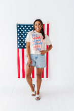 Load image into Gallery viewer, Sweet Land of Liberty | ADULT tees (*CROP + FULL LENGTH HERE)