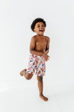 Load image into Gallery viewer, Firecrackers + Franks | BOYS Swim Shorts