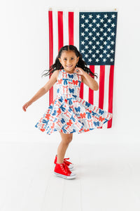 Red, White + BOW | Razorback Dress (with shorts!)
