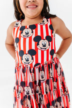 MICKEY Stripe (KIDS) | Mesh DRESS