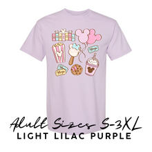 Load image into Gallery viewer, MAGICAL SNACKS | LILAC KIDS TEE (*SHIPS EARLY-FEB)