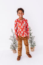 Retro St. Nick | Button Henley