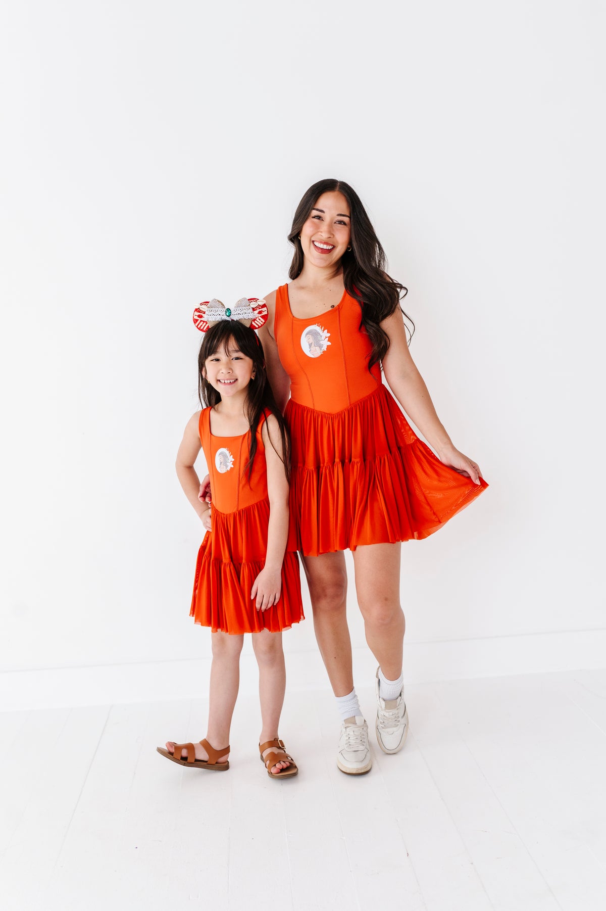Moana (KIDS) | Burnt Orange Mesh DRESS
