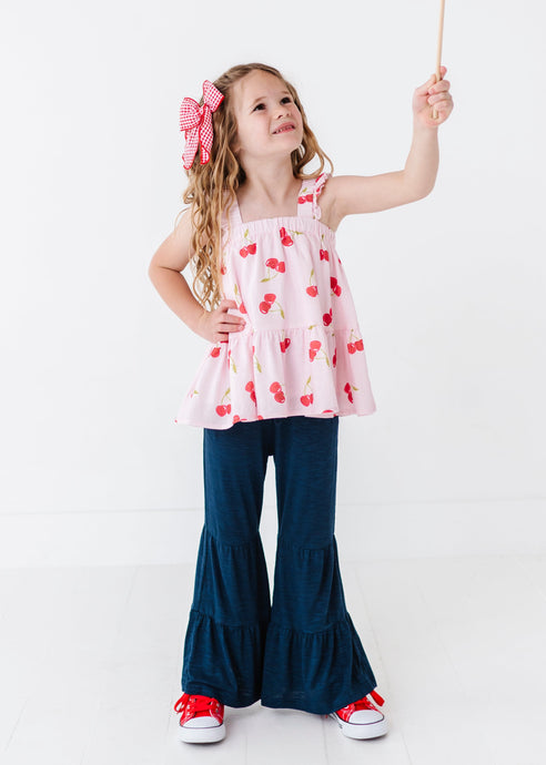 Very Cherry (PINK) Peplum + Pants SET