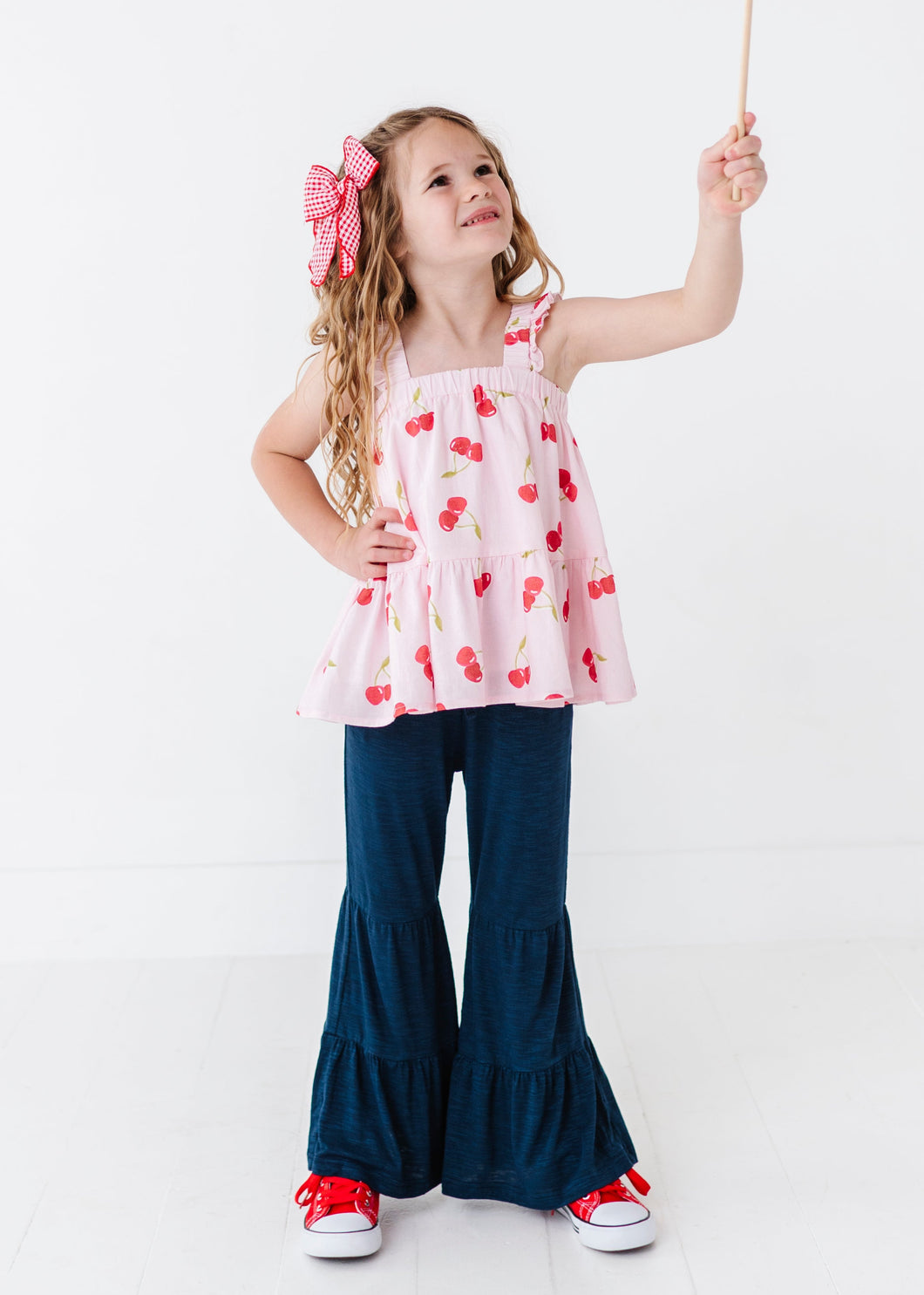 Very Cherry (PINK) Peplum + Pants SET