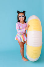 Cherry Crush |  RASHGUARD SKIRTED 2-PIECE