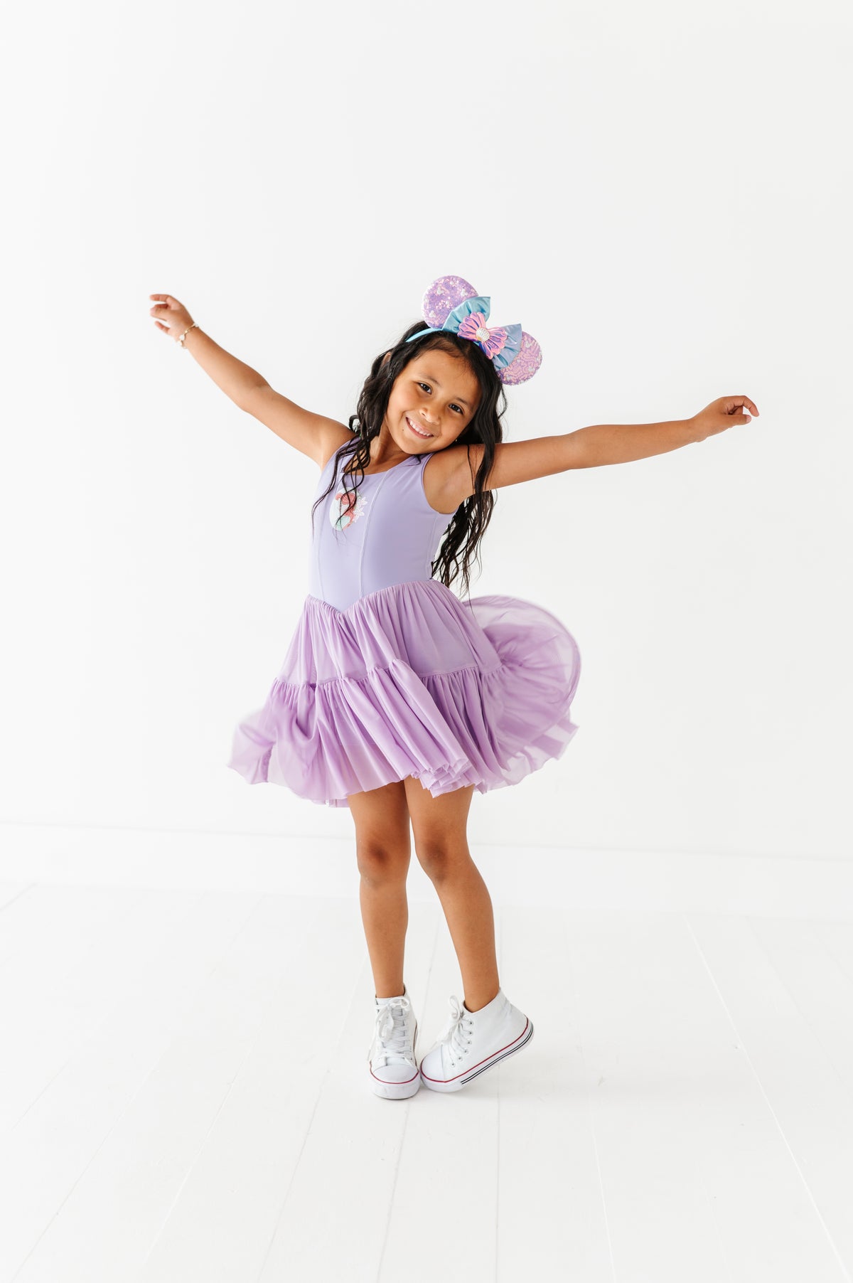 Ariel (KIDS) | Orchid Mesh DRESS