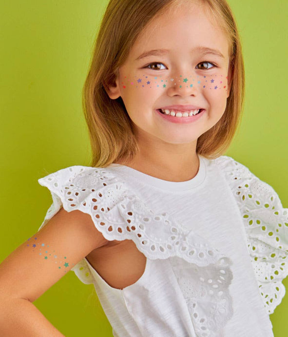 Rainbow Star Freckles-Temporary Tattoos (pack of 10)