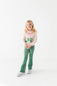 Shamrock Cherries | Pink Ruffle Long Sleeve