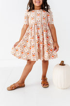 Harvest Charm | Bow Back Twirl Dress