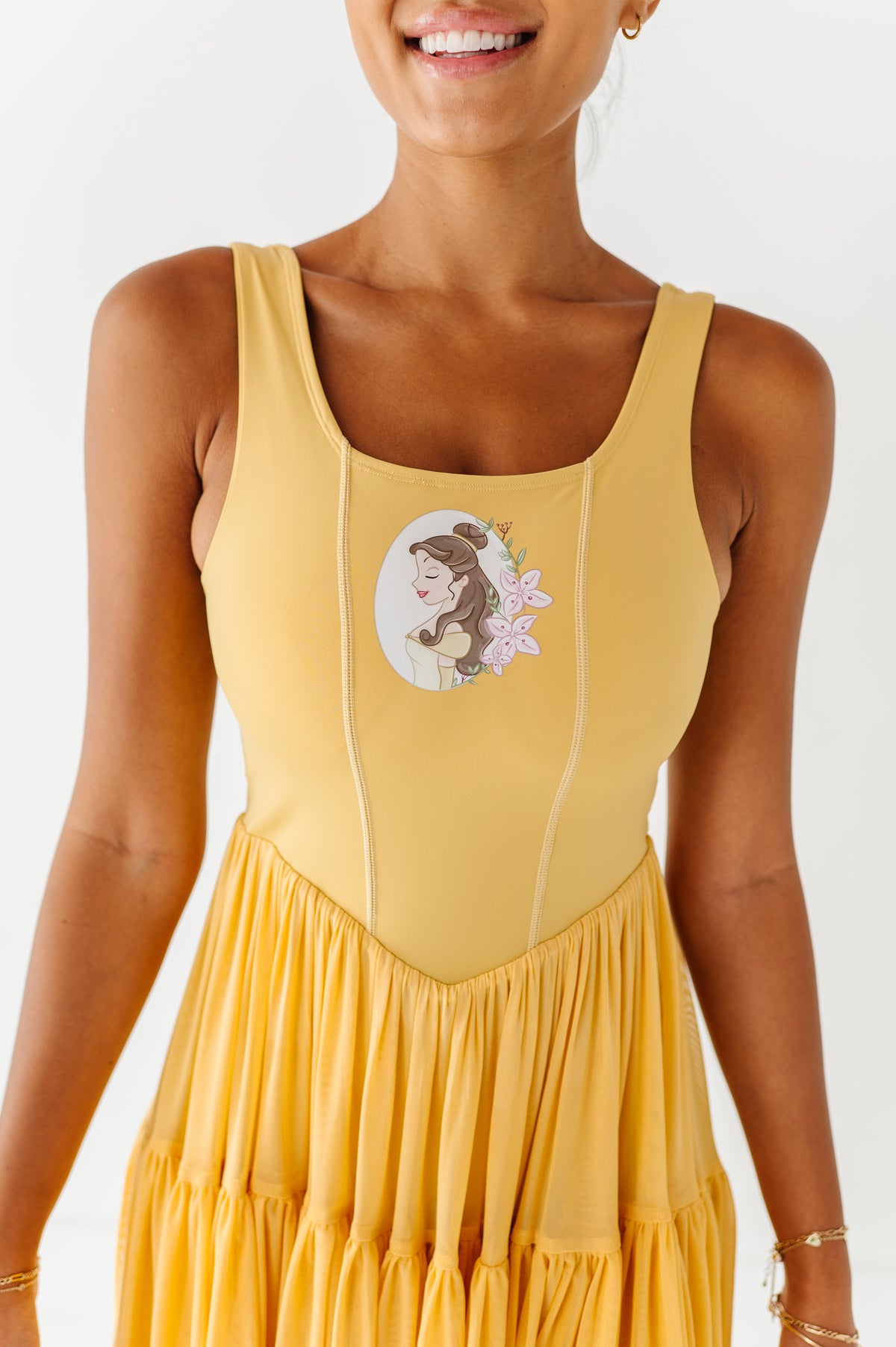 Belle (ADULT) | Buttercrem Mesh DRESS